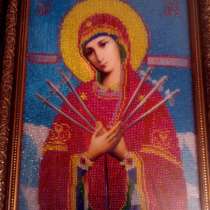 Продаётся вышитый бисером образ пресвятой Богородицы, в Симферополе