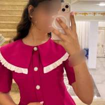 ~нарядное платье цвета фуксия~, в Москве