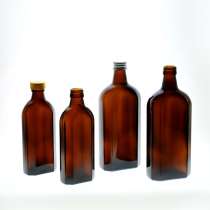 Бутылки винтовые, стеклянные, темно-коричневые (новые), в г.Уфа