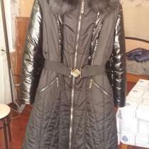 Зимнее пальто из курточной ткани.54р, в Перми