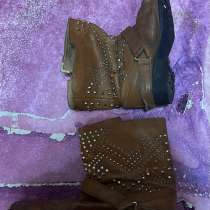 Сапоги Zara 39 размер, в Москве