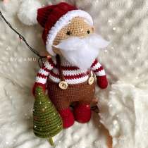 Дедушка Мороз вязаный, в Москве