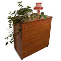 Комод с ящиками КМ-1 Орех Барнаул ЕвроМебель., в Екатеринбурге