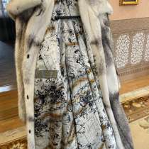 Шуба норка-крестовка с капюшоном, в Москве