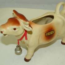 Молочник фаянсовый сувенир альпийский Корова (X280), в Москве