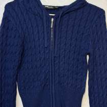 Кардиган вязаный на молнии укороченый, в Краснодаре