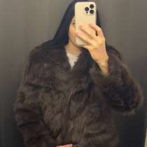 Шуба эко коричневая, в Пензе