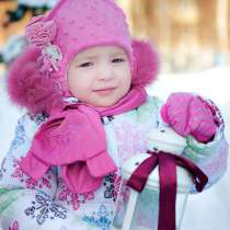 Теплый и очень красивый зимний комплект на девочку, в Чебоксарах