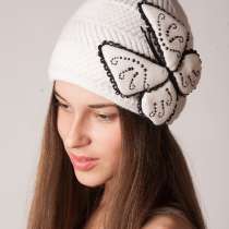 Шапка женская трикотажная модель 417в, в Москве