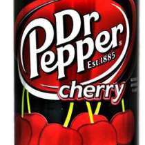 Dr Pepper Cherry (Доктор Пеппер Вишня) в жестяной банке,США, в Владивостоке