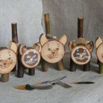 Коты деревянные вальдорфские, в Сыктывкаре